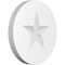 Ekena Millwork Standard Grayson Star Rosette With Square Edge, 7"W x 7"H x 3/4"P ROSP070X070X075GRY06 - alternate 1